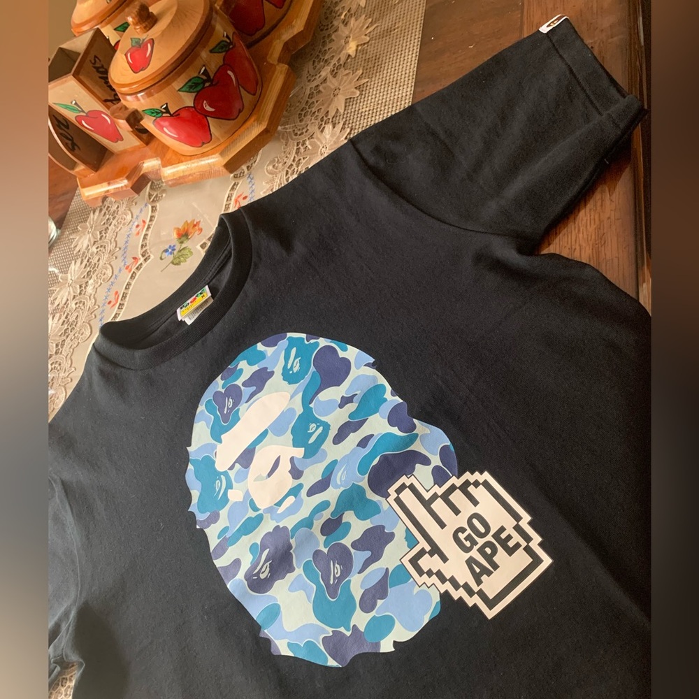 ABC camo BAPE TEE men’s size M ONLINE EXCLUSIVE